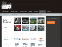 Tablet Screenshot of directory.businessbarbados.com